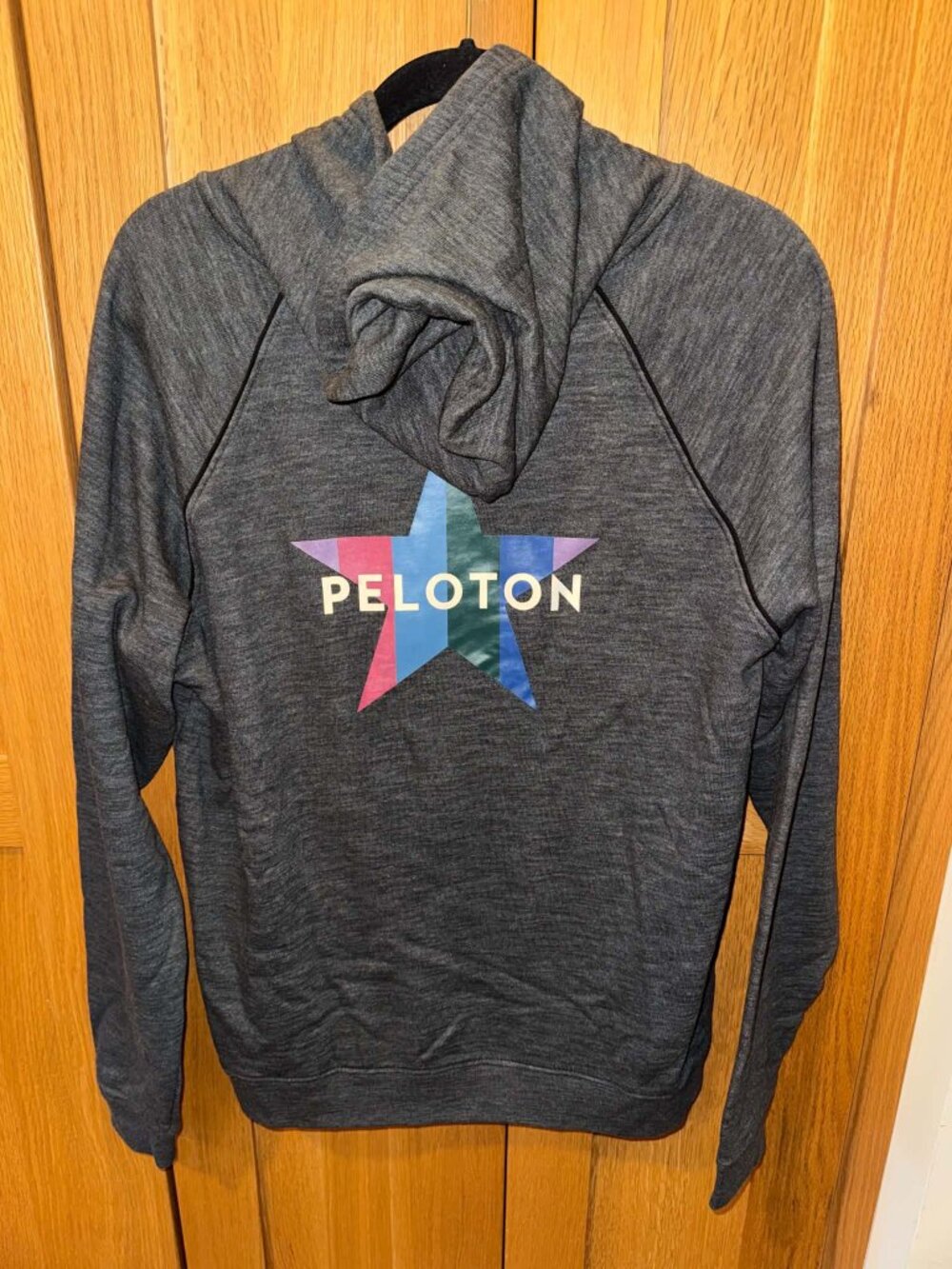 NWT 2019 PELOTON Piped Crew Cord Full Zip HOODIE SWEATSHIRT ~ Size XL X-Large